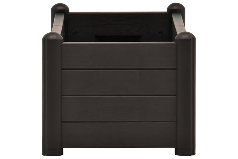 vidaXL 313977 Garden Raised Bed Pp Anthracite 100x43x35cm vidaXL 313977 Garden Raised Bed Pp Anthracite 100x43x35cm