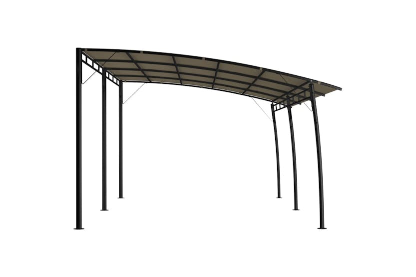 vidaXL 312256 Garden Sunshade Awning 6x3x2.55 M Taupe vidaXL 312256 Garden Sunshade Awning 6x3x2.55 M Taupe
