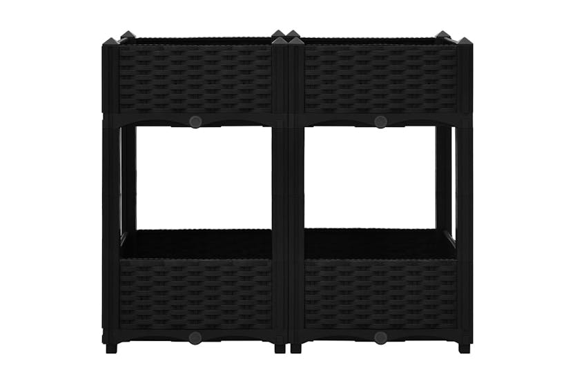 vidaXL 316535 Raised Bed 80x40x71cm Polypropylene vidaXL 316535 Raised Bed 80x40x71cm Polypropylene