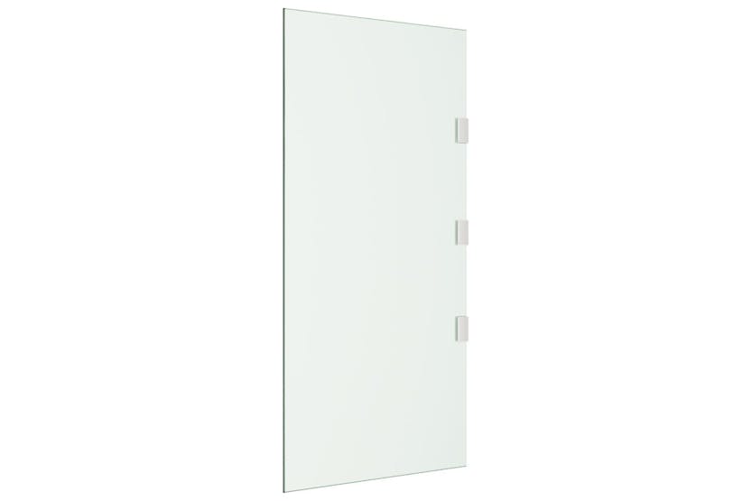 vidaXL 3095482 2 Piece Side Panels For Door Canopy Transparent Tempered Glass vidaXL 3095482 2 Piece Side Panels For Door Canopy Transparent Tempered Glass