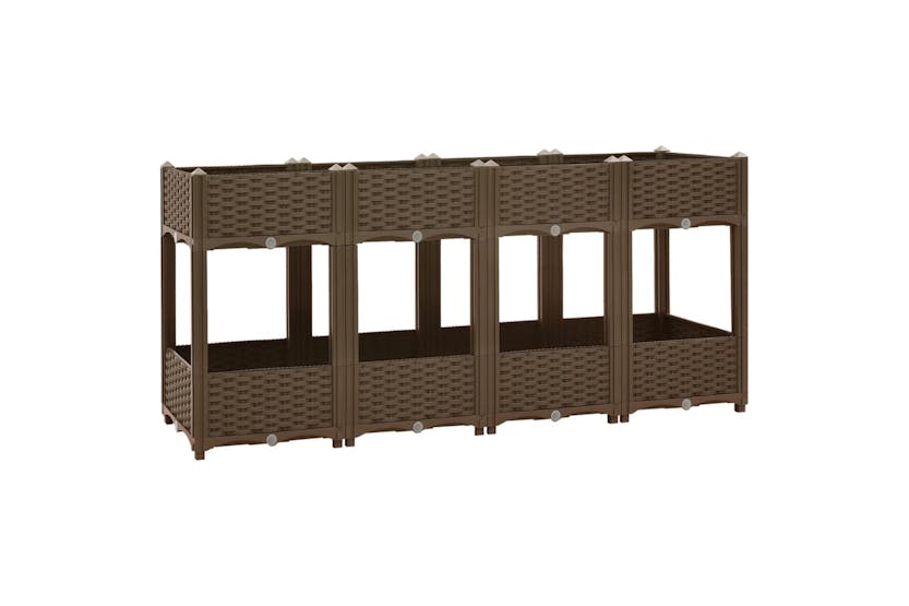 vidaXL 316522 Raised Bed 160x40x71cm Polypropylene vidaXL 316522 Raised Bed 160x40x71cm Polypropylene