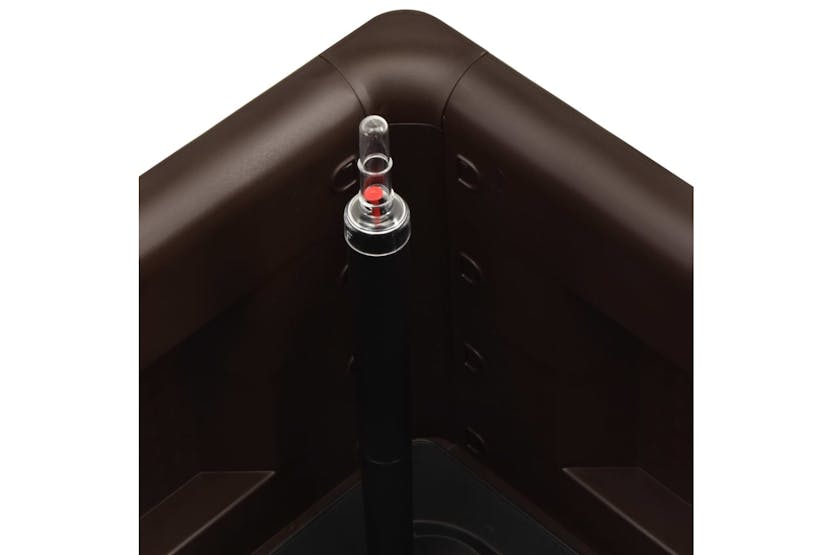 vidaXL 313960 Garden Raised Bed With Self Watering System Mocha 100x43x33cm vidaXL 313960 Garden Raised Bed With Self Watering System Mocha 100x43x33cm