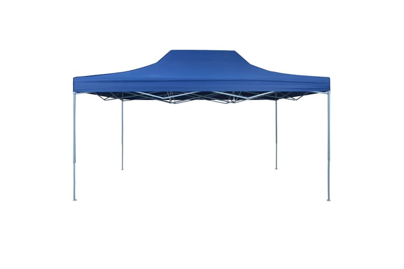 vidaXL 48889 Professional Folding Party Tent 3x4 M Steel Blue vidaXL 48889 Professional Folding Party Tent 3x4 M Steel Blue