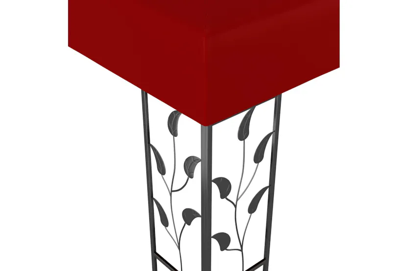 vidaXL 47947 Gazebo 3x3 M Wine Red vidaXL 47947 Gazebo 3x3 M Wine Red