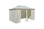vidaXL 43216 Garden Marquee With Curtains 4x3 M White vidaXL 43216 Garden Marquee With Curtains 4x3 M White