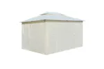 vidaXL 43216 Garden Marquee With Curtains 4x3 M White vidaXL 43216 Garden Marquee With Curtains 4x3 M White