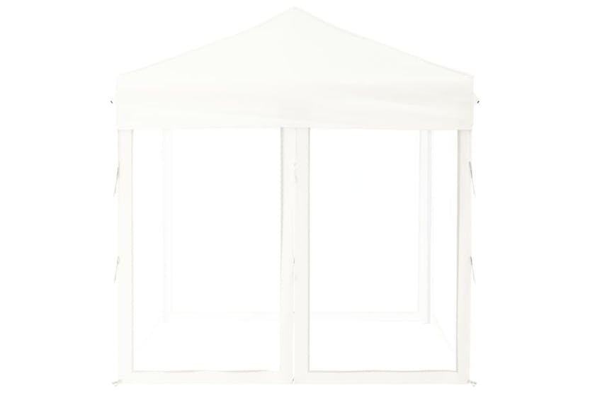 vidaXL 93510 Folding Party Tent With Sidewalls White 2x2 M vidaXL 93510 Folding Party Tent With Sidewalls White 2x2 M