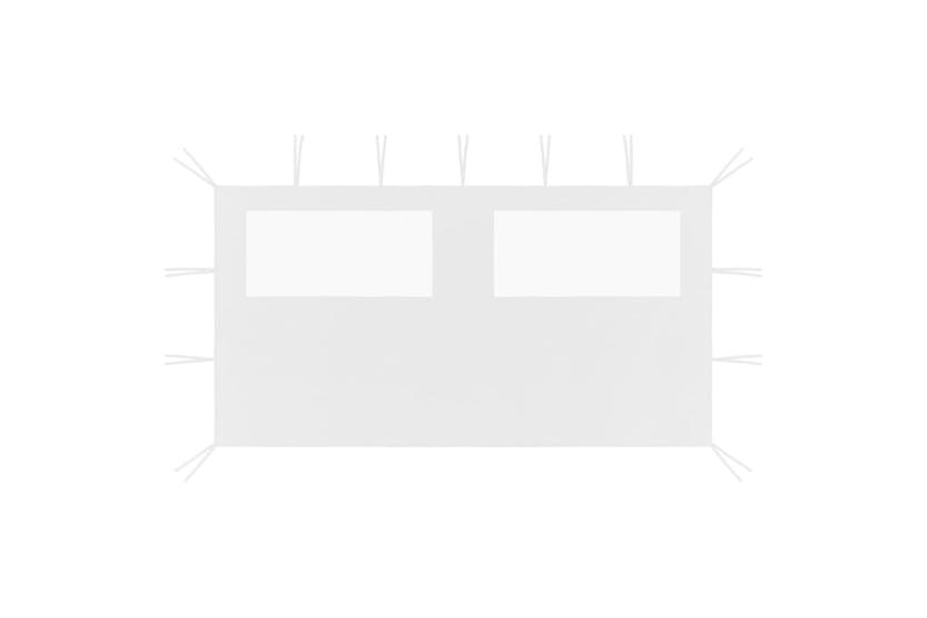 vidaXL 3070424 Gazebo Sidewall With Windows 4x2 M White vidaXL 3070424 Gazebo Sidewall With Windows 4x2 M White