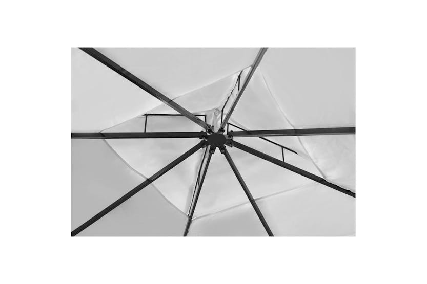 vidaXL 41452 Gazebo With Roof 3x4 M Cream White vidaXL 41452 Gazebo With Roof 3x4 M Cream White