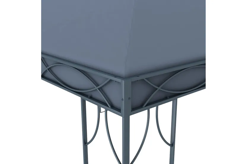 vidaXL 3070339 Gazebo With Led String Lights 300x300cm Anthracite vidaXL 3070339 Gazebo With Led String Lights 300x300cm Anthracite