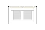vidaXL 313623 Gazebo With Retractable Roof 3x4x2.3 M Cream 180 G/m² vidaXL 313623 Gazebo With Retractable Roof 3x4x2.3 M Cream 180 G/m²