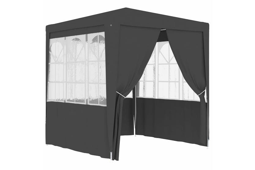 vidaXL 48531 Professional Party Tent With Side Walls 2x2 M Anthracite 90 G/m? vidaXL 48531 Professional Party Tent With Side Walls 2x2 M Anthracite 90 G/m?