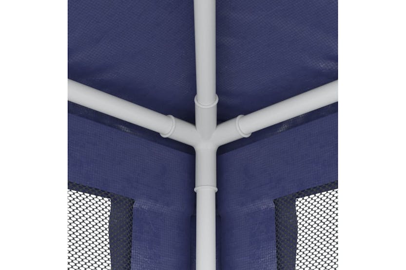 vidaXL 319262 Party Tent With 8 Mesh Sidewalls Blue 9x4 M Hdpe vidaXL 319262 Party Tent With 8 Mesh Sidewalls Blue 9x4 M Hdpe