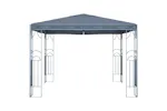 vidaXL 3070339 Gazebo With Led String Lights 300x300cm Anthracite vidaXL 3070339 Gazebo With Led String Lights 300x300cm Anthracite