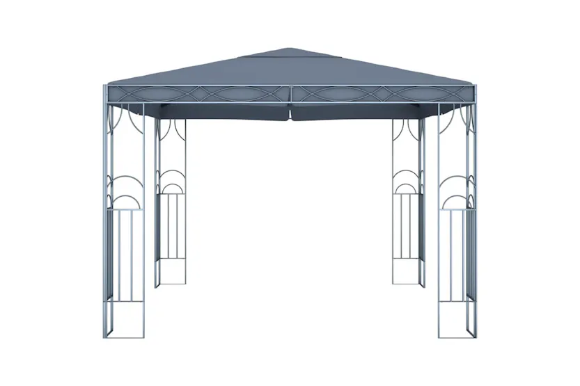 vidaXL 3070339 Gazebo With Led String Lights 300x300cm Anthracite vidaXL 3070339 Gazebo With Led String Lights 300x300cm Anthracite