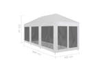 vidaXL 45111 Party Tent With 8 Mesh Sidewalls 9x3 M vidaXL 45111 Party Tent With 8 Mesh Sidewalls 9x3 M
