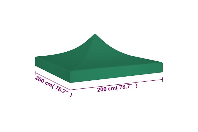 vidaXL 315341 Party Tent Roof 2x2 M Green 270 G/m² vidaXL 315341 Party Tent Roof 2x2 M Green 270 G/m²