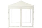 vidaXL 93508 Folding Party Tent With Sidewalls Cream 2x2 M vidaXL 93508 Folding Party Tent With Sidewalls Cream 2x2 M