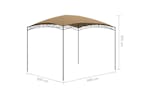 vidaXL 313910 Gazebo 3x4x2.65 M Taupe 180 G/m² vidaXL 313910 Gazebo 3x4x2.65 M Taupe 180 G/m²
