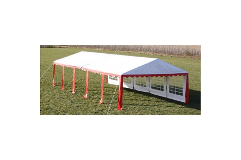 vidaXL 40157 Party Tent Top And Side Panels 10 X 5 M Red & White vidaXL 40157 Party Tent Top And Side Panels 10 X 5 M Red & White