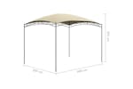 vidaXL 313909 Gazebo 3x4x2.65 M Cream 180 G/m² vidaXL 313909 Gazebo 3x4x2.65 M Cream 180 G/m²