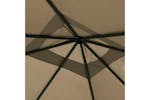 vidaXL 313609 Gazebo 3x3x2.6 M Taupe 160 G/m² vidaXL 313609 Gazebo 3x3x2.6 M Taupe 160 G/m²