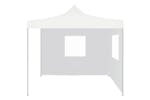 vidaXL 48862 Professional Folding Party Tent With 2 Sidewalls 3x3 M Steel White vidaXL 48862 Professional Folding Party Tent With 2 Sidewalls 3x3 M Steel White