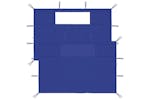 vidaXL 3070426 Gazebo Sidewalls With Windows 2 Pcs Blue vidaXL 3070426 Gazebo Sidewalls With Windows 2 Pcs Blue