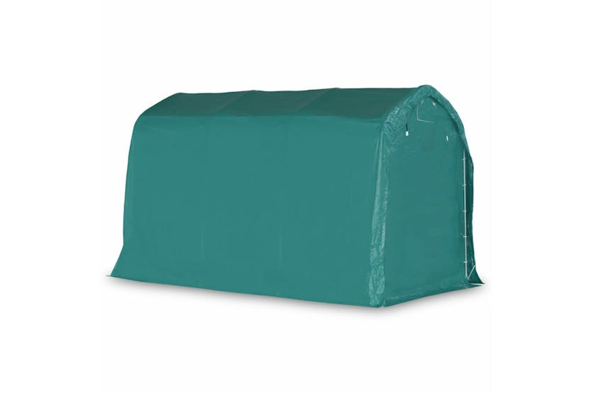 vidaXL 3056432 Garage Tent Pvc 2.4x3.6 M Green vidaXL 3056432 Garage Tent Pvc 2.4x3.6 M Green