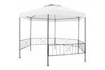 vidaXL 312233 Garden Gazebo 323x275x265cm White 180 G/m² vidaXL 312233 Garden Gazebo 323x275x265cm White 180 G/m²
