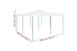 vidaXL 48910 Folding Gazebo 5x5 M White vidaXL 48910 Folding Gazebo 5x5 M White