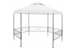 vidaXL 312233 Garden Gazebo 323x275x265cm White 180 G/m² vidaXL 312233 Garden Gazebo 323x275x265cm White 180 G/m²