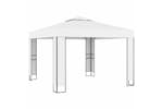 vidaXL 3070302 Gazebo With Double Roof&led String Lights 3x3 M White vidaXL 3070302 Gazebo With Double Roof&led String Lights 3x3 M White