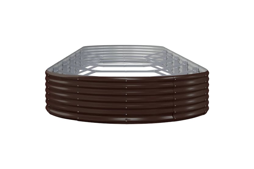 vidaXL 319041 Garden Raised Bed Powder-coated Steel 450x140x36cm Anthracite vidaXL 319041 Garden Raised Bed Powder-coated Steel 450x140x36cm Anthracite