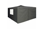 vidaXL 48909 Folding Gazebo With 4 Sidewalls 5x5 M Anthracite vidaXL 48909 Folding Gazebo With 4 Sidewalls 5x5 M Anthracite