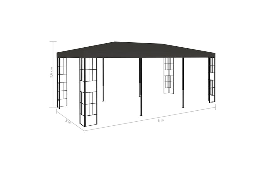 vidaXL 47986 Gazebo 3x6 M Anthracite vidaXL 47986 Gazebo 3x6 M Anthracite