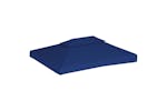 vidaXL 44759 2-tier Gazebo Top Cover 310 G/m² 4x3 M Blue vidaXL 44759 2-tier Gazebo Top Cover 310 G/m² 4x3 M Blue