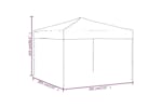 vidaXL 93519 Folding Party Tent Taupe 3x3 M vidaXL 93519 Folding Party Tent Taupe 3x3 M