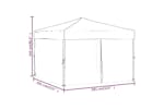 vidaXL 93527 Folding Party Tent With Sidewalls Red 3x3 M vidaXL 93527 Folding Party Tent With Sidewalls Red 3x3 M