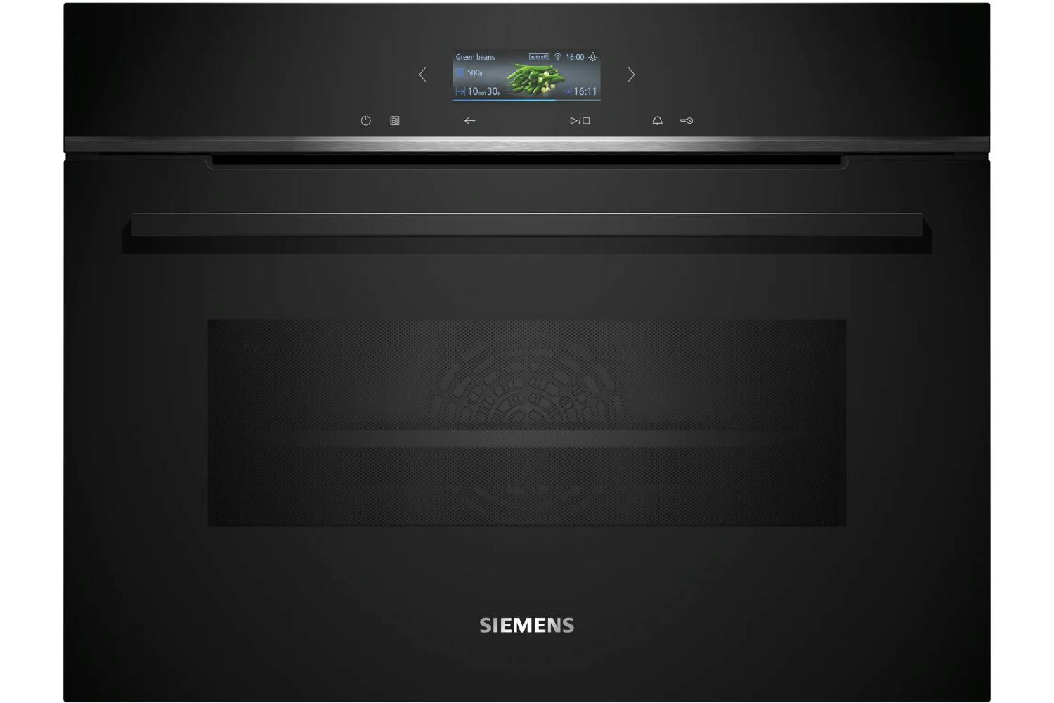 Siemens IQ700 Built-in Compact Oven with Microwave | CM724G1B1B | Black