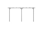 vidaXL 313568 Garden Pergola Grey 400x40x205cm Impregnated Pinewood vidaXL 313568 Garden Pergola Grey 400x40x205cm Impregnated Pinewood
