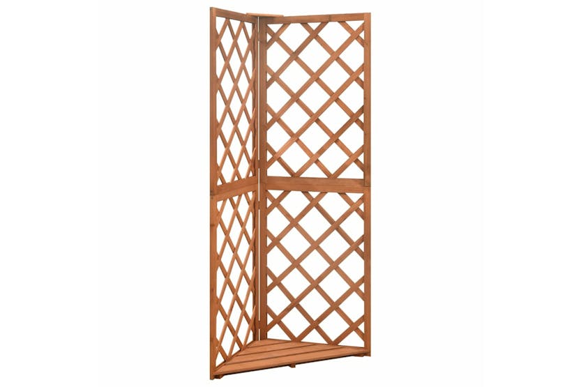 vidaXL 316407 Corner Trellis 50x50x145cm Solid Fir Wood vidaXL 316407 Corner Trellis 50x50x145cm Solid Fir Wood