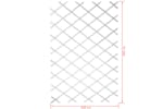 Nature 409350 Garden Trellis 100x200 Cm Pvc White 6040703 Nature 409350 Garden Trellis 100x200 Cm Pvc White 6040703