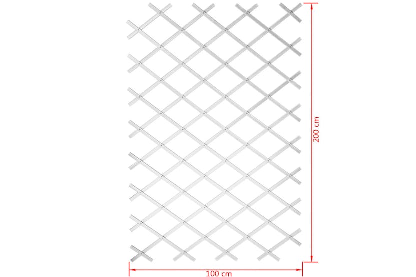 Nature 409350 Garden Trellis 100x200 Cm Pvc White 6040703 Nature 409350 Garden Trellis 100x200 Cm Pvc White 6040703