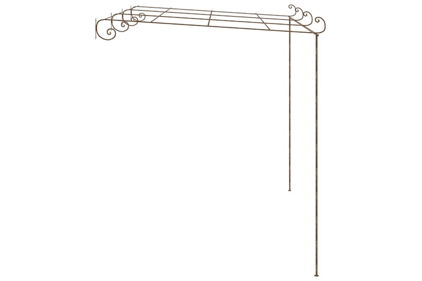 vidaXL 313998 Garden Pergola Antique Brown 4x3x2.5 M Iron vidaXL 313998 Garden Pergola Antique Brown 4x3x2.5 M Iron