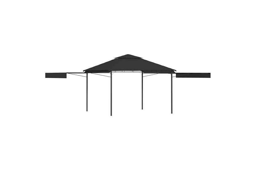 vidaXL 48004 Gazebo With Double Extending Roofs 3x3x2.75 M Anthracite 180g/m² vidaXL 48004 Gazebo With Double Extending Roofs 3x3x2.75 M Anthracite 180g/m²