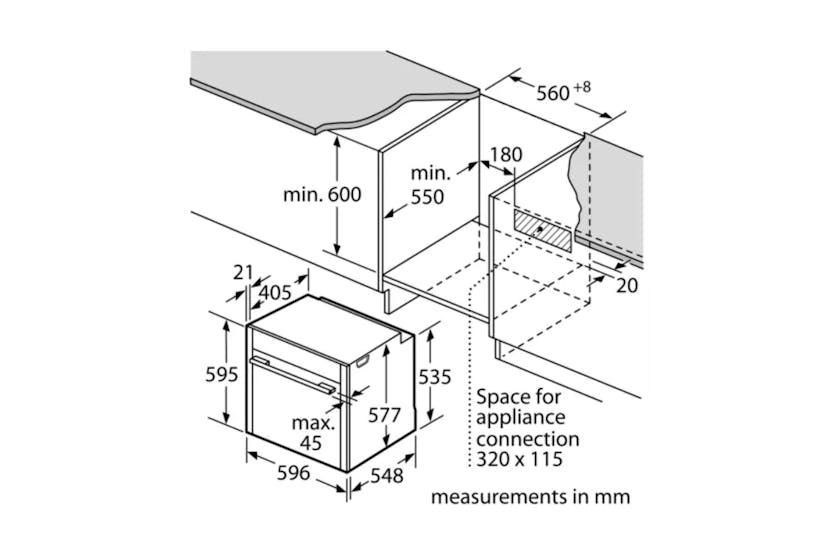 Neff N70 Built-in Single Oven | B54CR71G0B Neff N70 Built-in Single Oven | B54CR71G0B