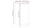 vidaXL 811412 Shoe Cabinet White 30x35x70cm Engineered Wood vidaXL 811412 Shoe Cabinet White 30x35x70cm Engineered Wood