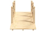 vidaXL 363357 Garden Bridge With Chain Railings 150x67x56cm Solid Wood Spruce vidaXL 363357 Garden Bridge With Chain Railings 150x67x56cm Solid Wood Spruce
