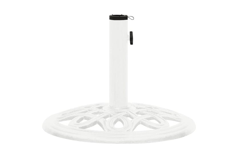 vidaXL 317766 Umbrella Base White 40x40x32cm Cast Iron vidaXL 317766 Umbrella Base White 40x40x32cm Cast Iron